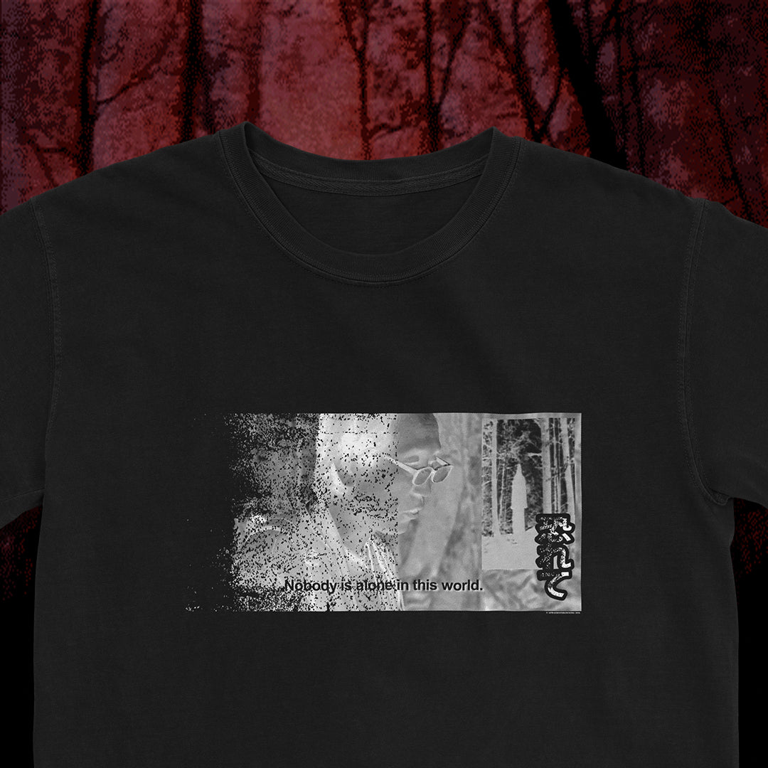 NOBODY IS ALONE IN THIS WORLD SHIRT- BLACK ( PRE ORDER )