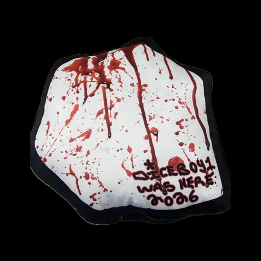 DICEBOY PILLOW - BLOOD ( PRE ORDER )