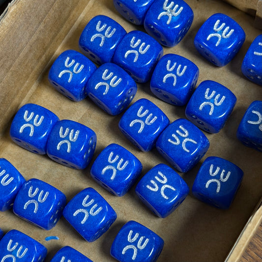 VALVE CAP DICE BOYS - MIDNIGHT BLUE SET