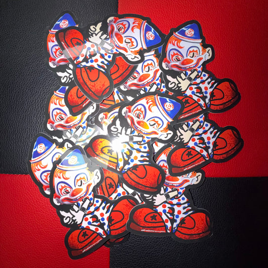 CLOWN BOY STICKER