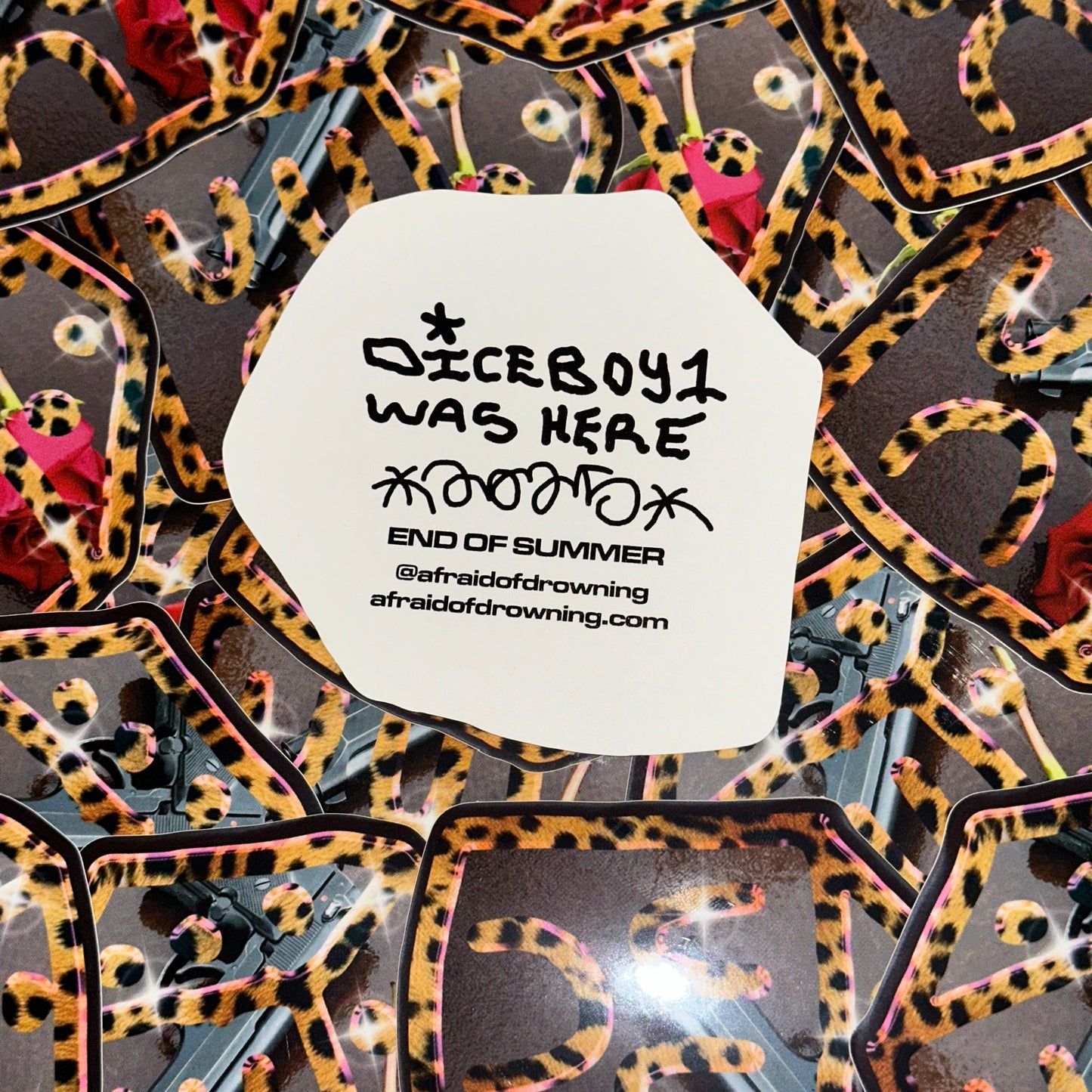 END OF SUMMER 2025 DICE BOY STICKER