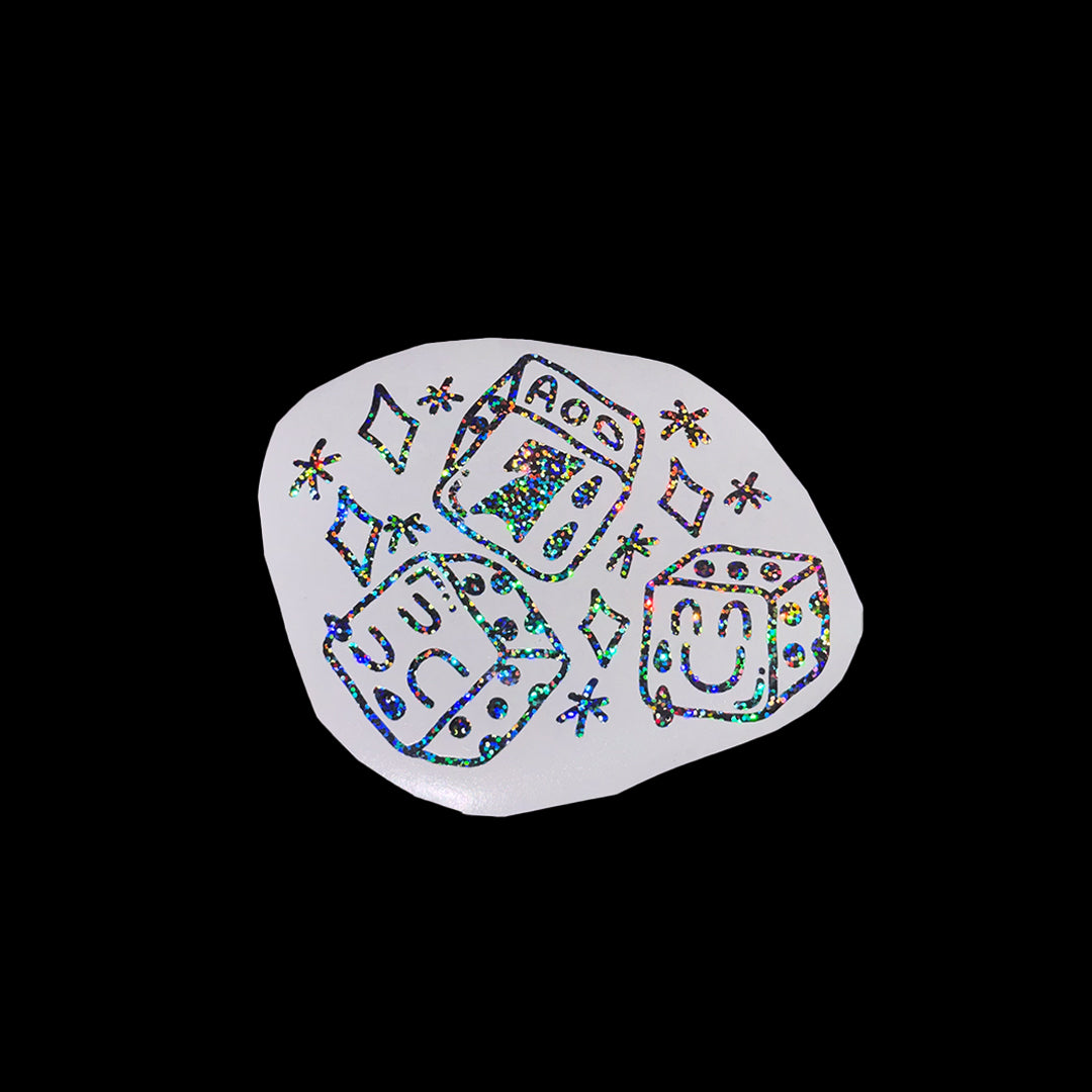 7 YEAR DICE BOYS STICKER