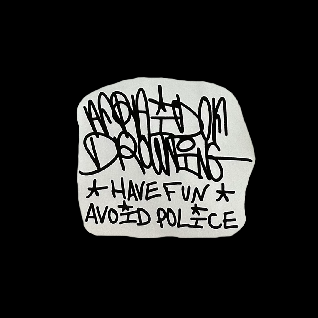 HAVE FUN AVOID POLICE STICKER