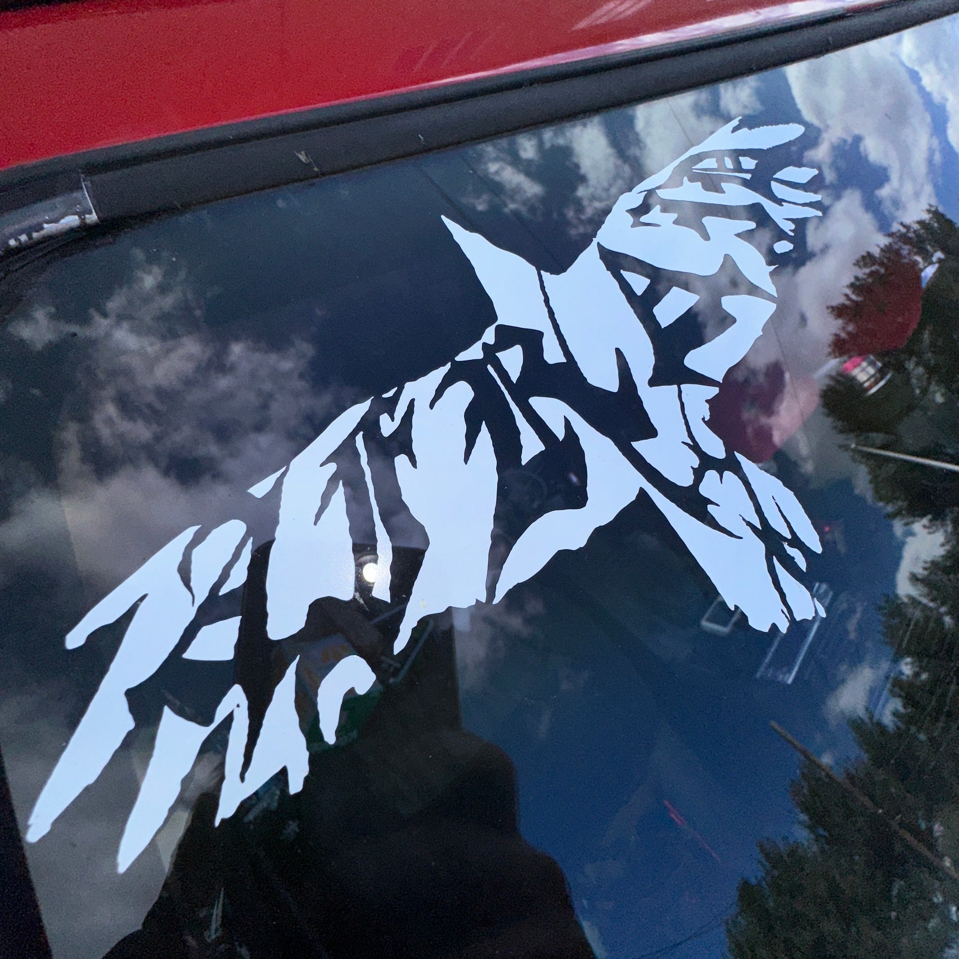 AFRAID CROW STICKER