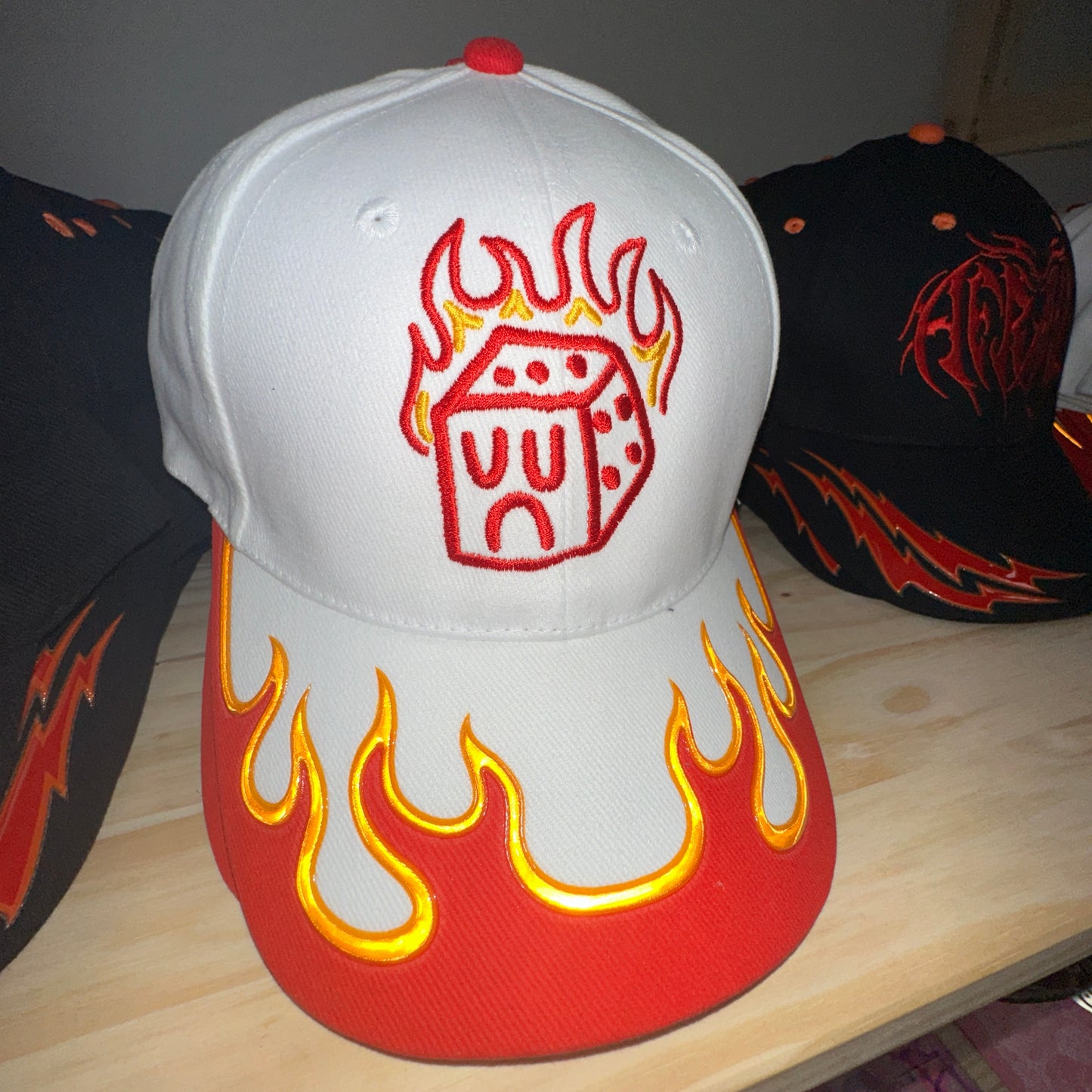 HOT ROD DICEBOY HAT - WHITE