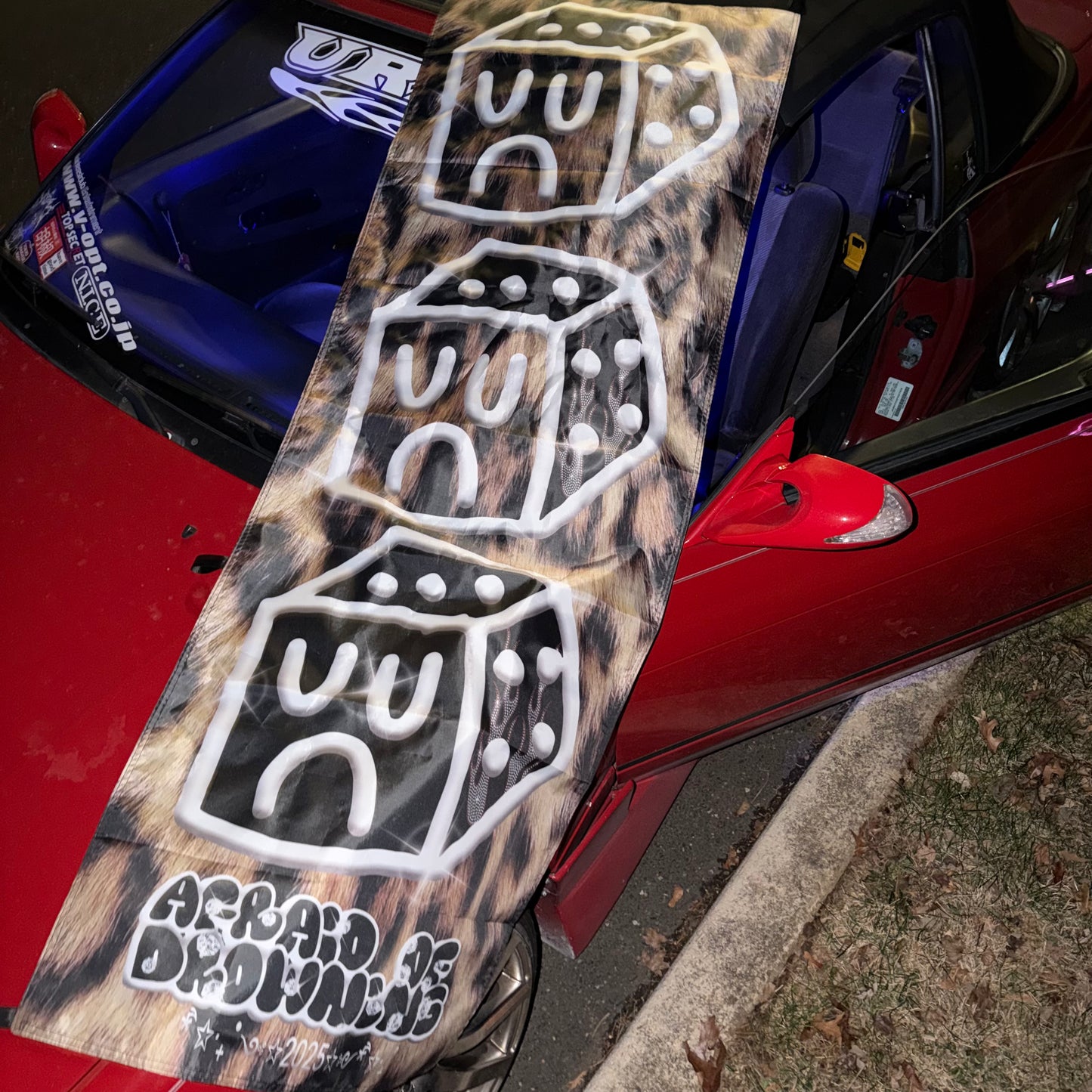 CHEETAH DICE STACK NOBORI FLAG