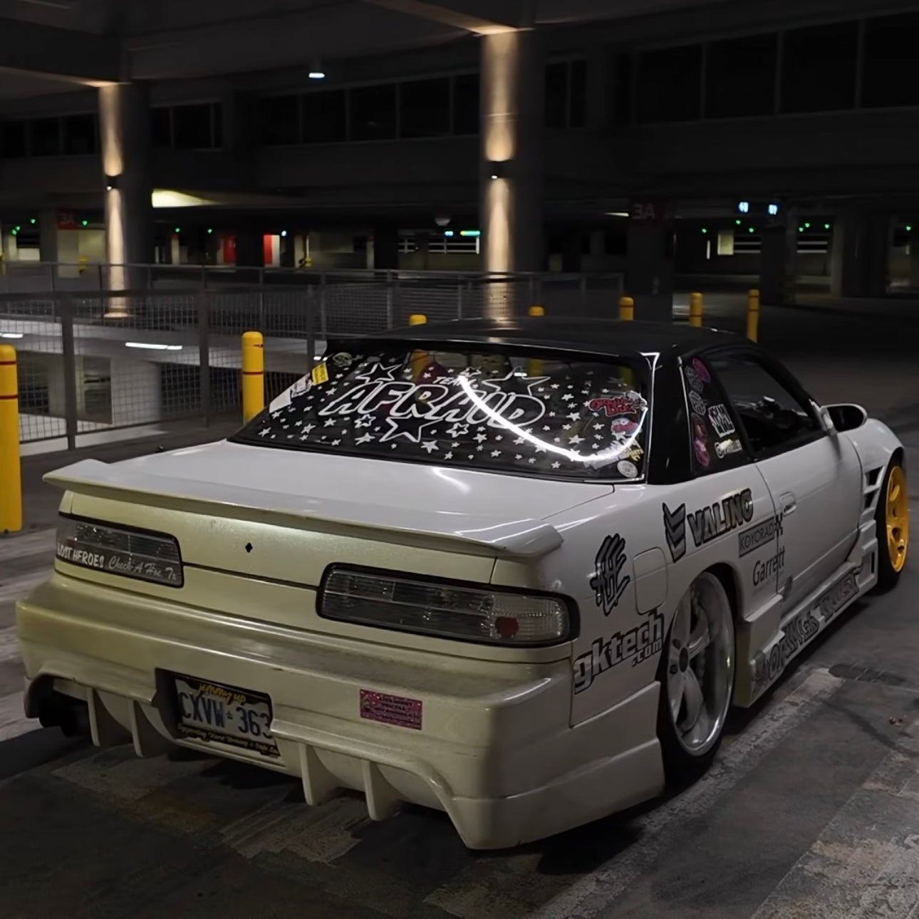 TEAM AFRAID STAR BANNER