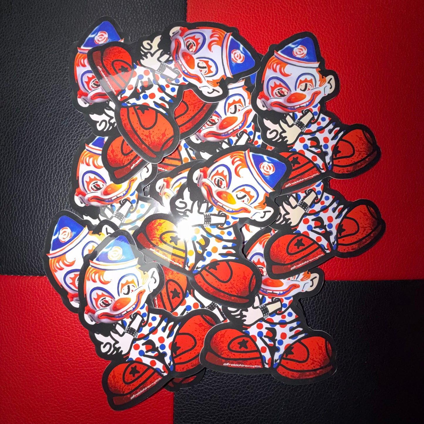 CLOWN BOY STICKER