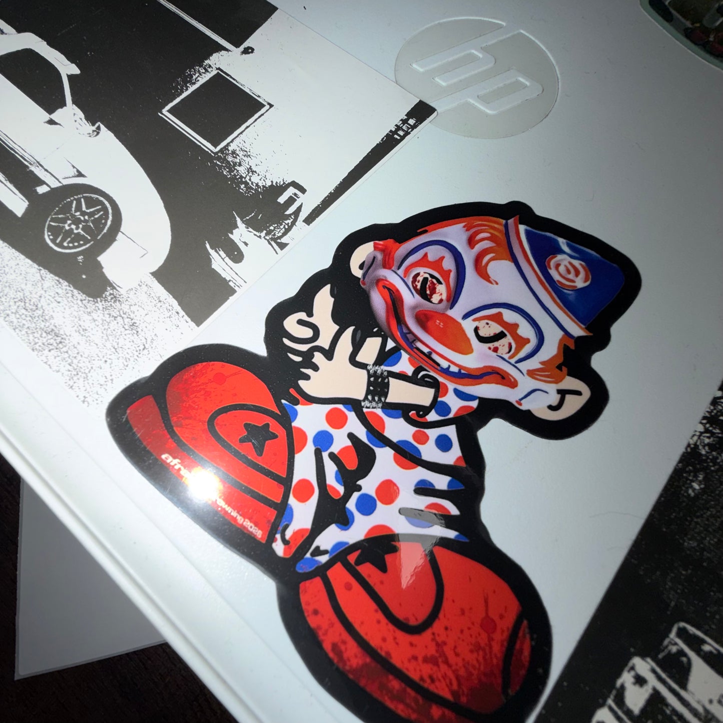 CLOWN BOY STICKER