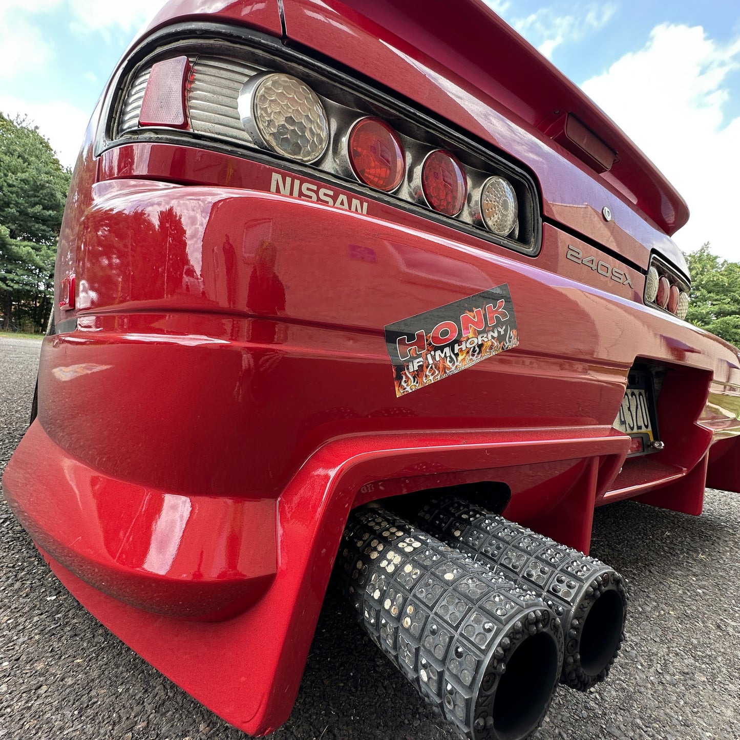 HONK IF I'M HORNY STICKER