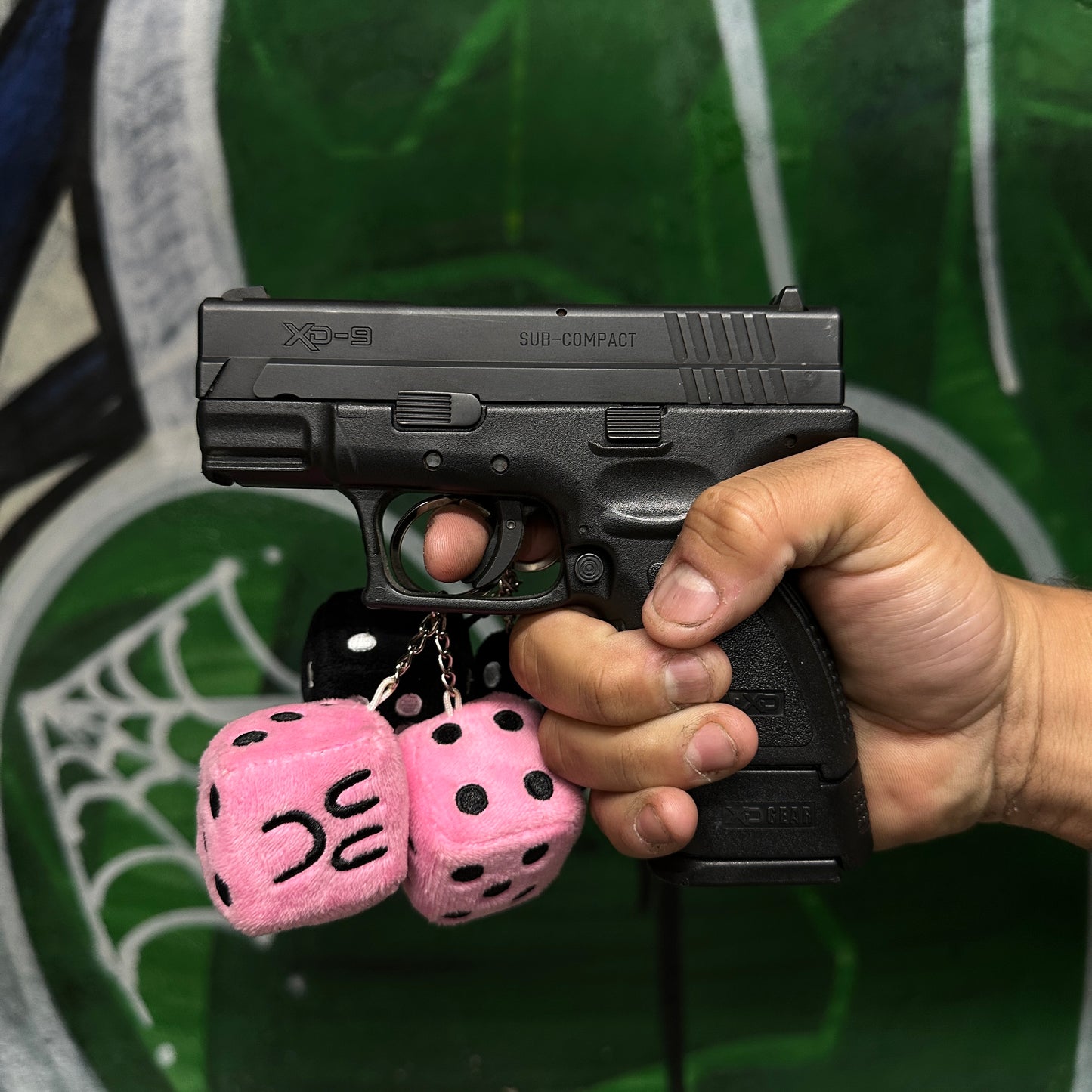 DICEBOY PLUSHIE KEYCHAIN - PINK