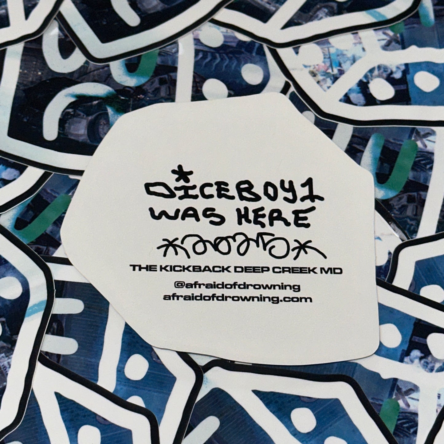 DEEP CREEK KICKBACK 2025 DICE BOY STICKER