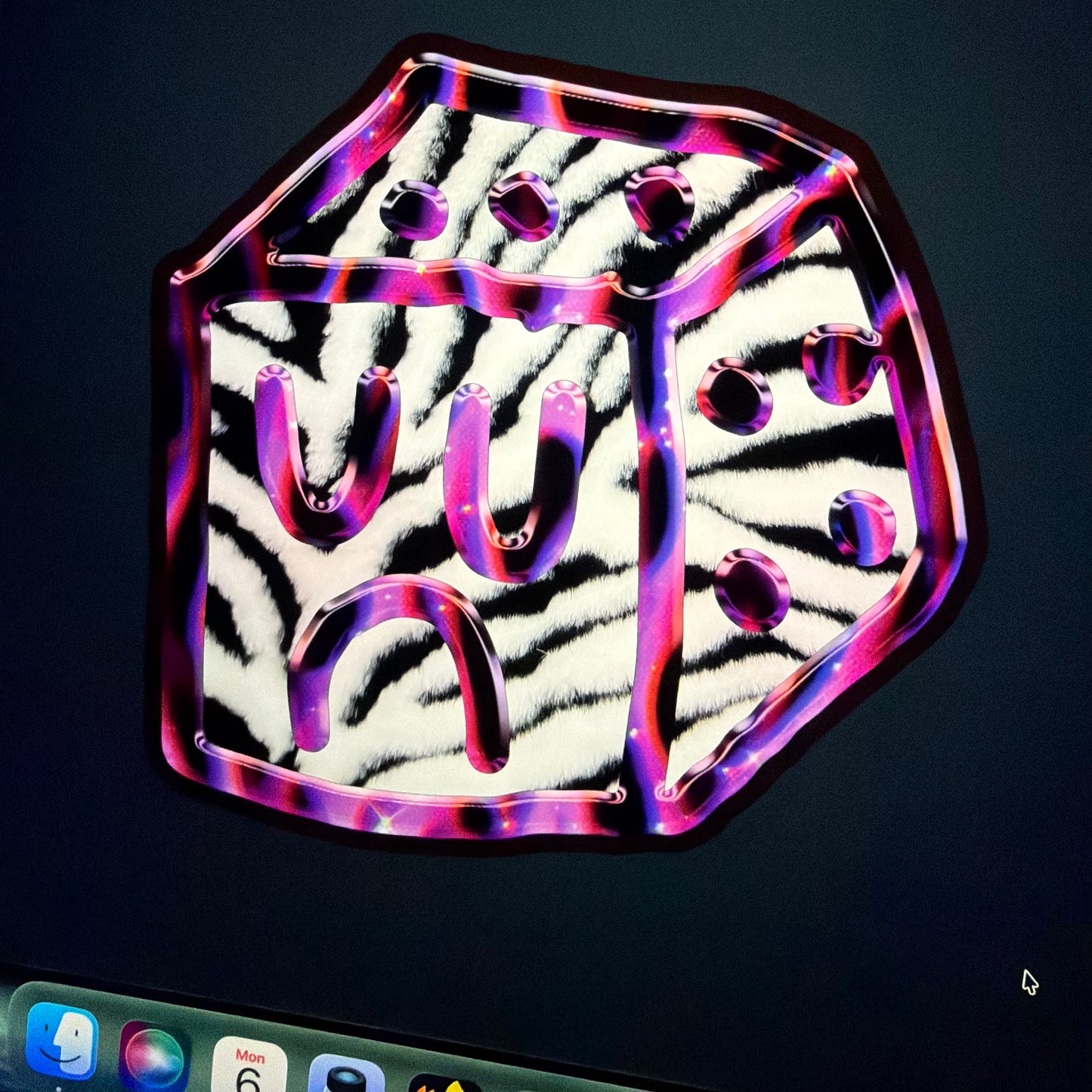 FUZZY DICE BOYS - ZEBRA PRINT (SPECIAL EDITION)