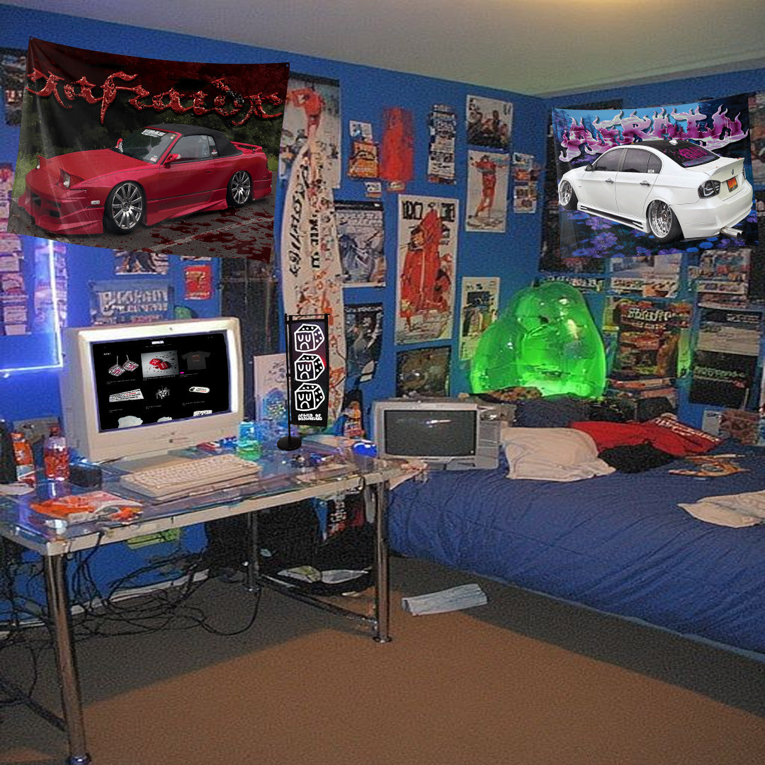 WORLDS BEST E90 TAPESTRY FLAG