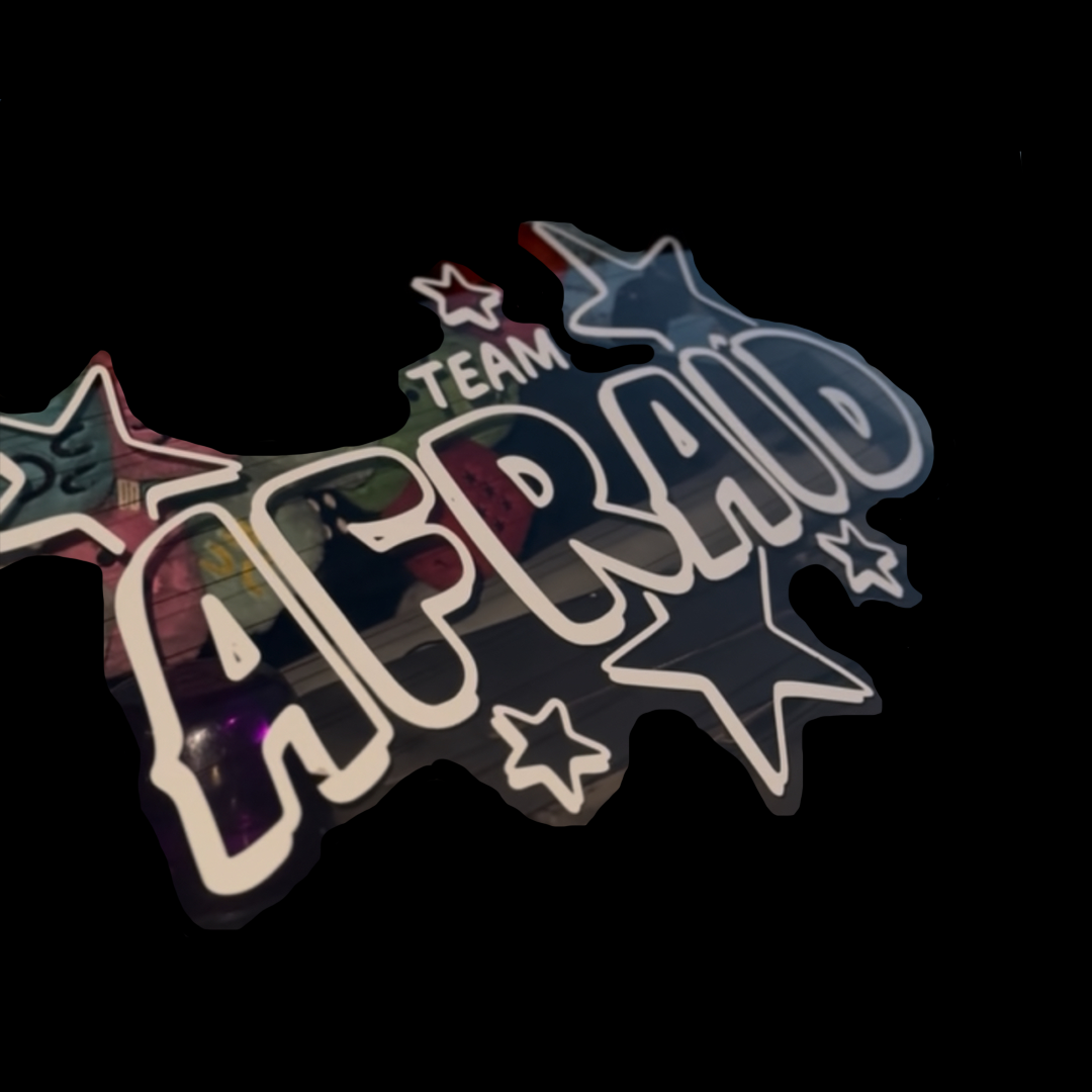 TEAM AFRAID STAR BANNER