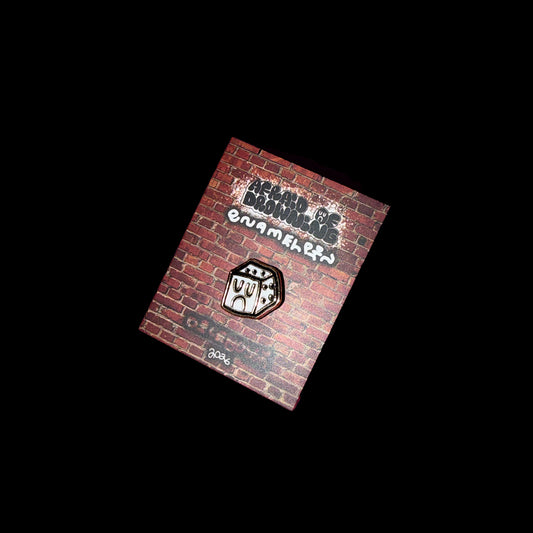 DICE BOY MINI ENAMEL PIN - WHITE