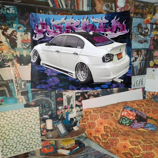 WORLDS BEST E90 TAPESTRY FLAG