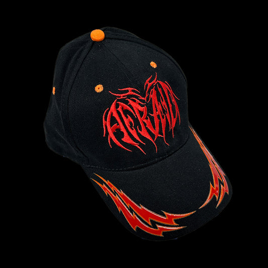 AFRAID TRIBAL TRASH HAT - BLACK