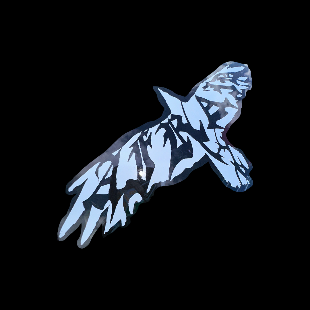 AFRAID CROW STICKER