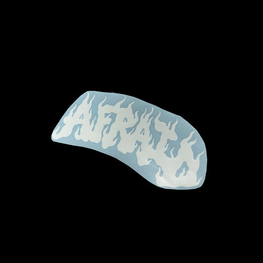 AFRAID FLAME STICKER