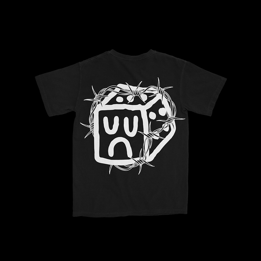 DICEBOY BARBED WIRE GAT SHIRT - BLACK