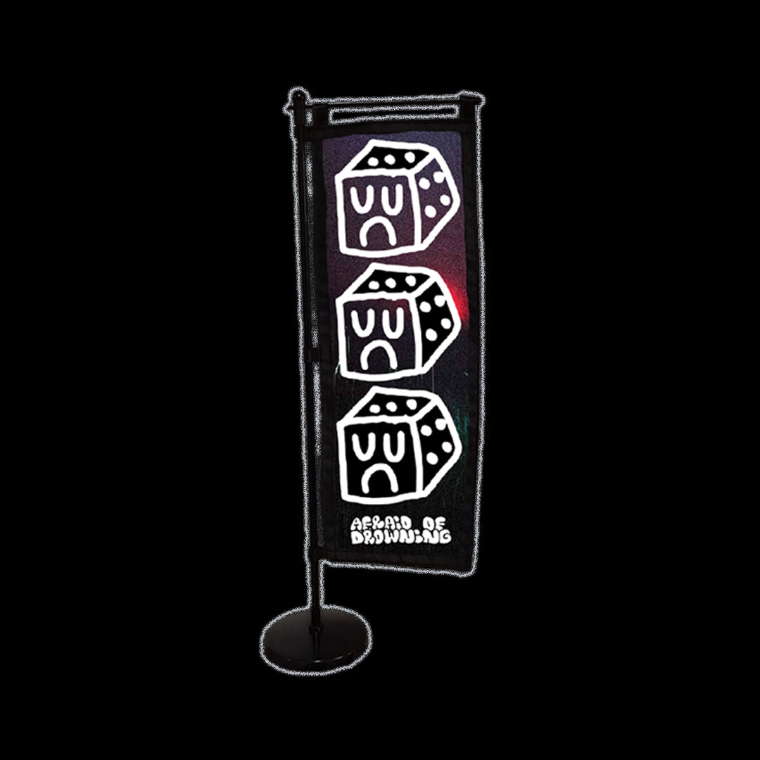 BLOOD MOON DICE STACK MINI NOBORI DESK FLAG