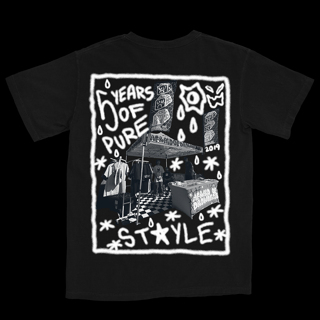 5 YEAR ANNIVERSARY SHIRT - BLACK