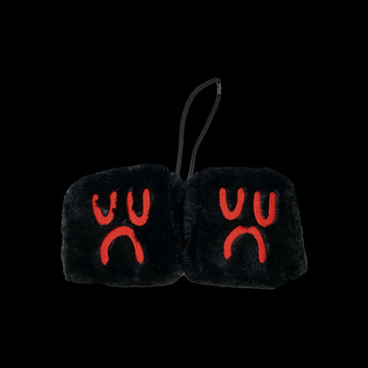 FUZZY DICE BOYS - BLACK & RED