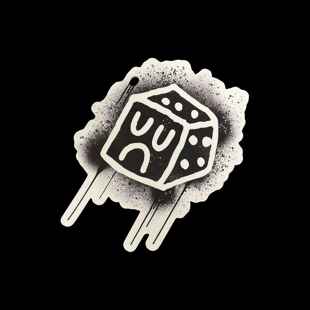 DICE BOY STENCIL STICKER