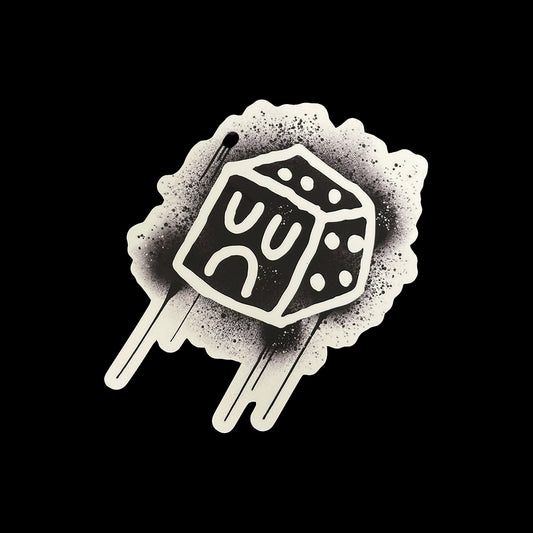 DICE BOY STENCIL STICKER