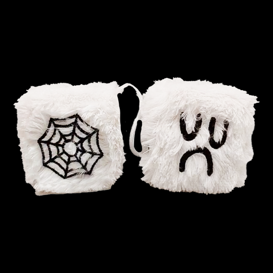 FUZZY DICE BOYS - WHITE SPYDER WEB (SPECIAL 6 YEAR EDITION)