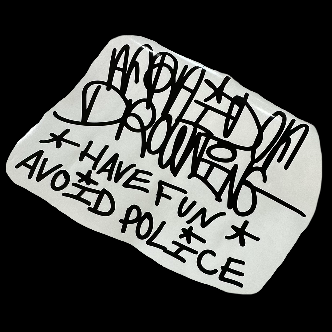 HAVE FUN AVOID POLICE BANNER