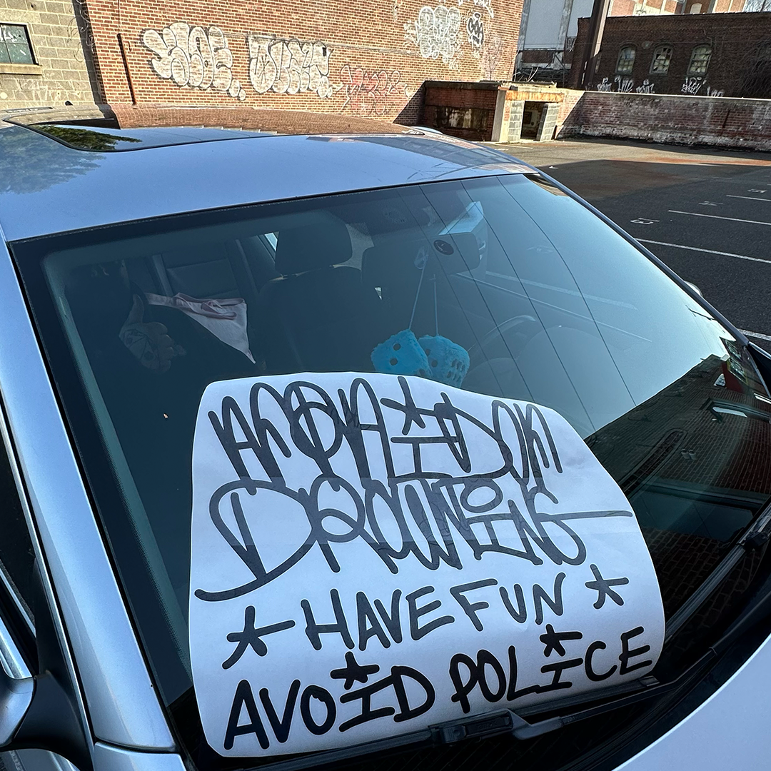 HAVE FUN AVOID POLICE BANNER