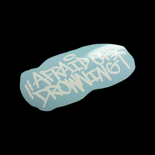 AFRAIDOFDROWNING TAG STICKER