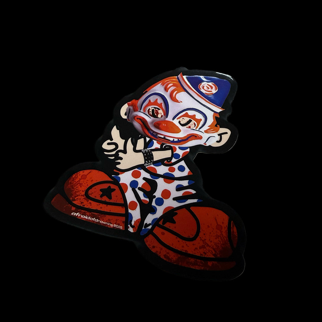 CLOWN BOY STICKER