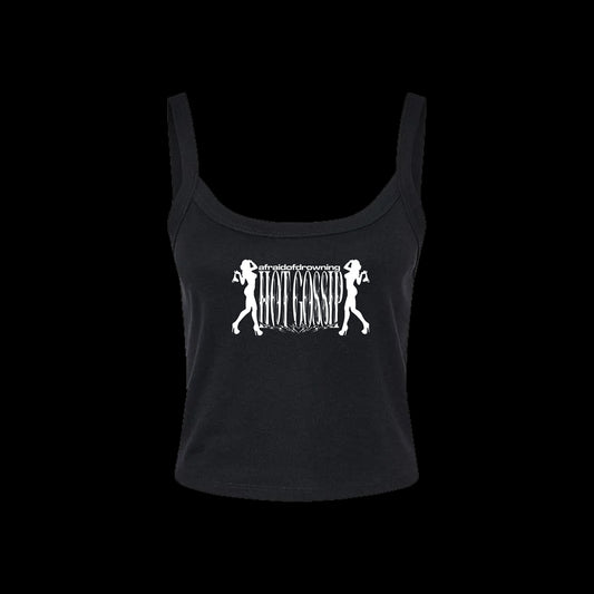 MAKE ME BAD CROP TANK TOP - BLACK ( PRE - ORDER )