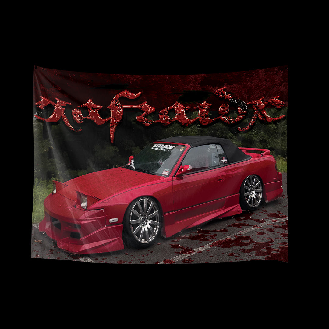 XAFRAIDX 240SX TAPESTRY FLAG