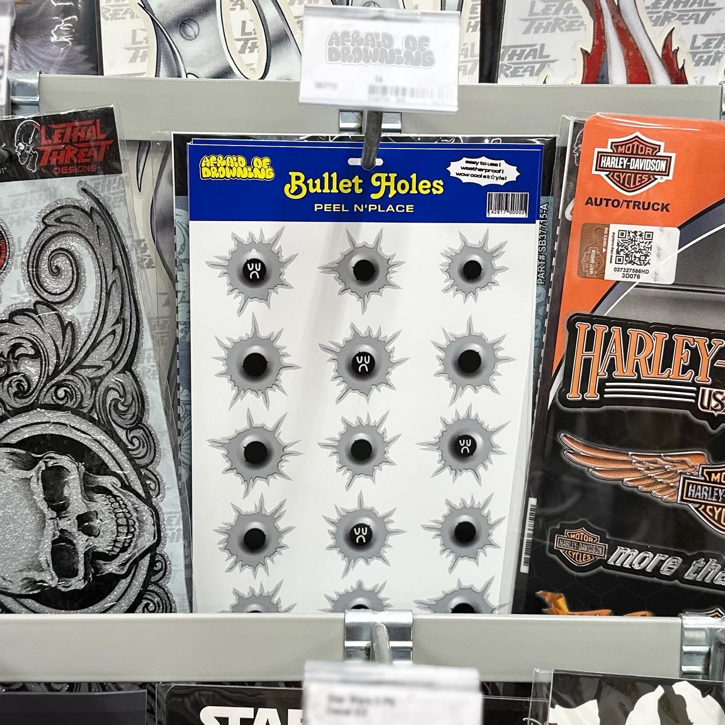 Keystone Bullet Decals 3 Pcs Fake Bullet Hole Stickers - Waterproof Vinyl Decals For Car, Laptop, Window (Black, Glossy) Fake Bullet Holes For Cars - Foto 10