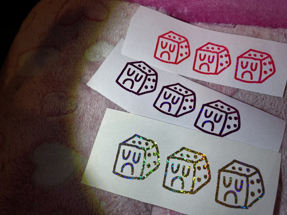 MINI DICE BOY SET (RC) STICKER