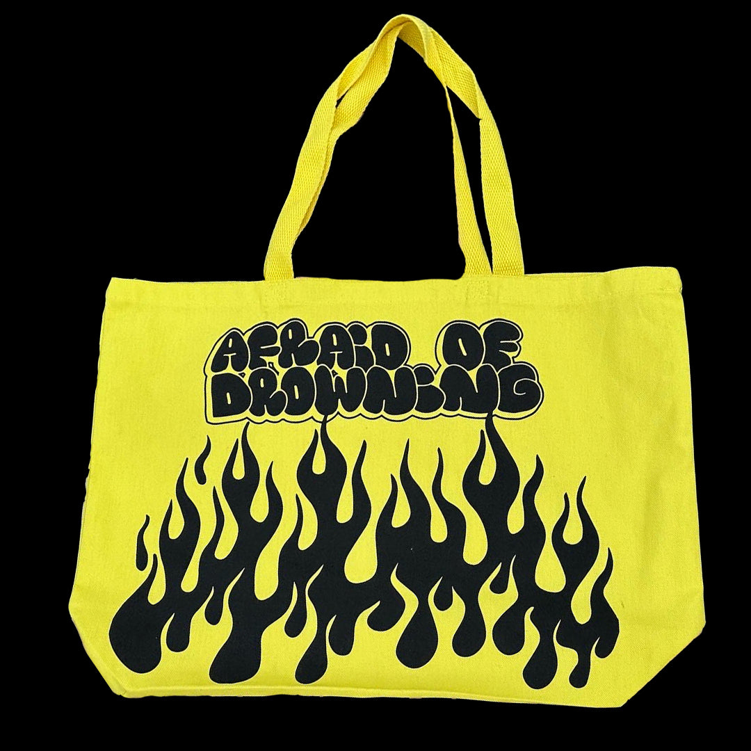 FIRE TOTE BAG - YELLOW